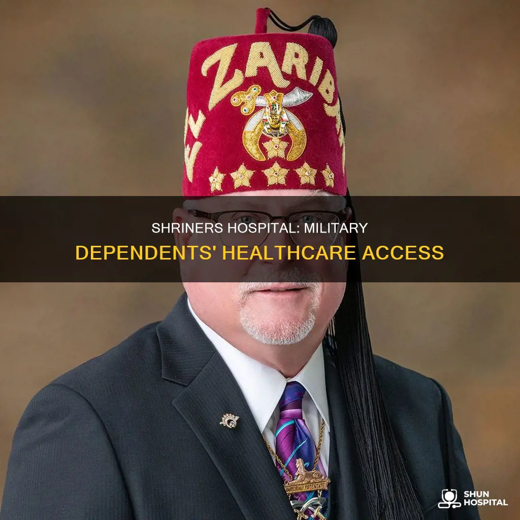 are military dependents accepted at shriners hospital