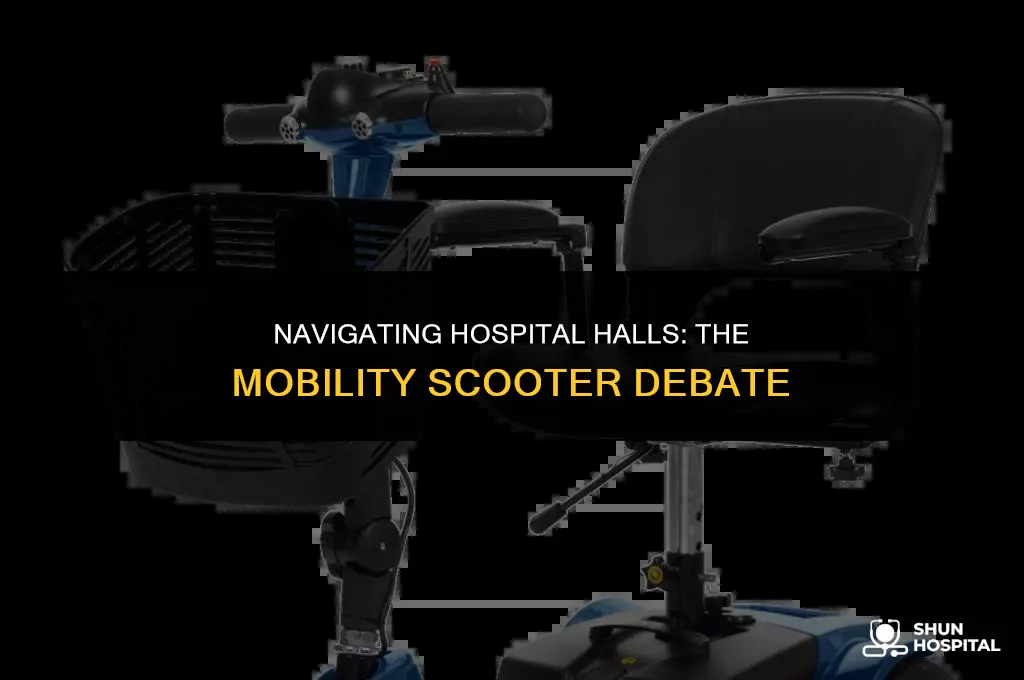 are mobility scooters allowed in hospitals