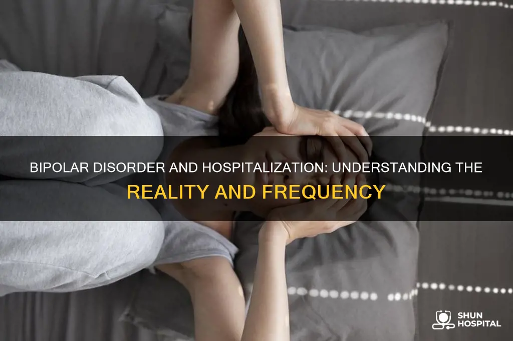 are most bipolar people hospitalized