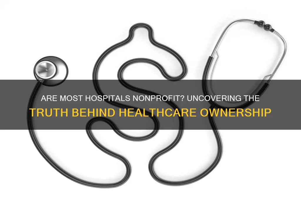 are most hospitals nonprofit