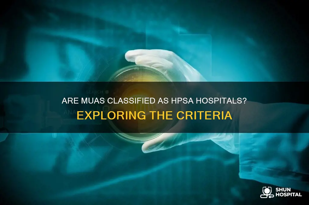 are muas considered hpsa hospitals