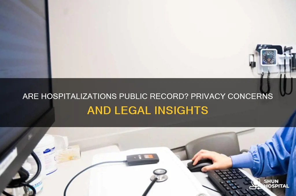 are my hospitalizations public record