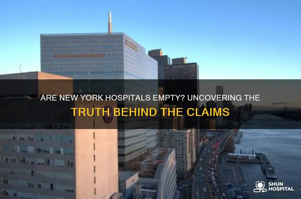 are new york hospitals empty