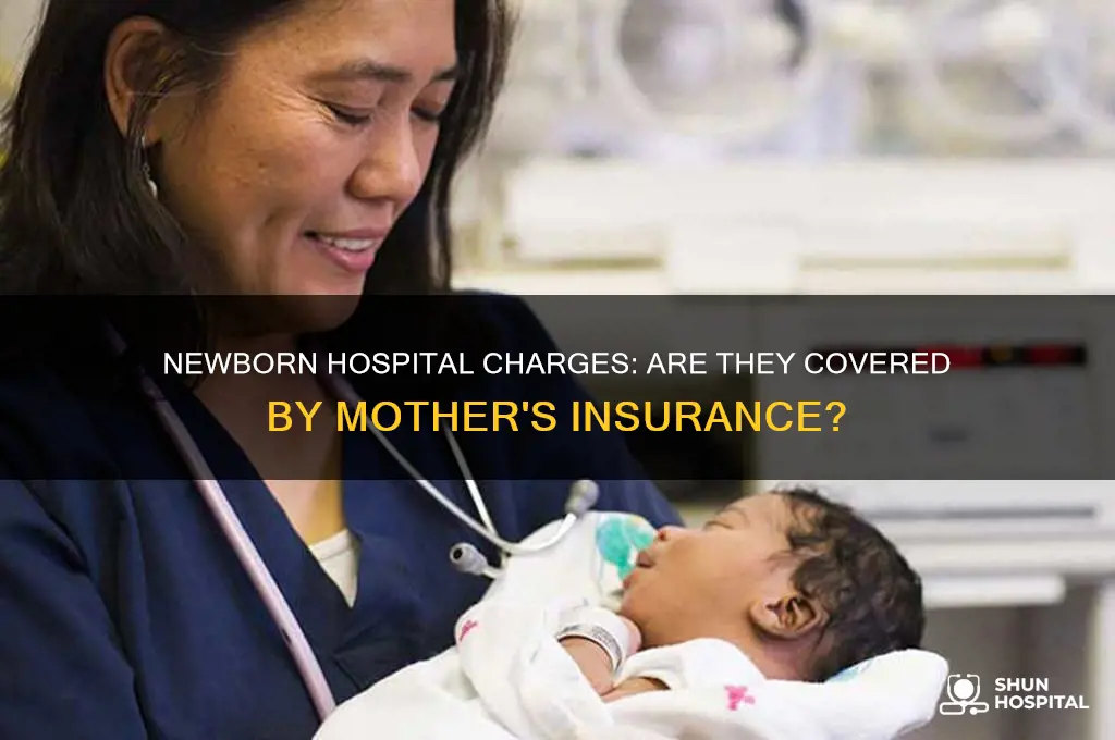 are newborn hospital charges charged to mother