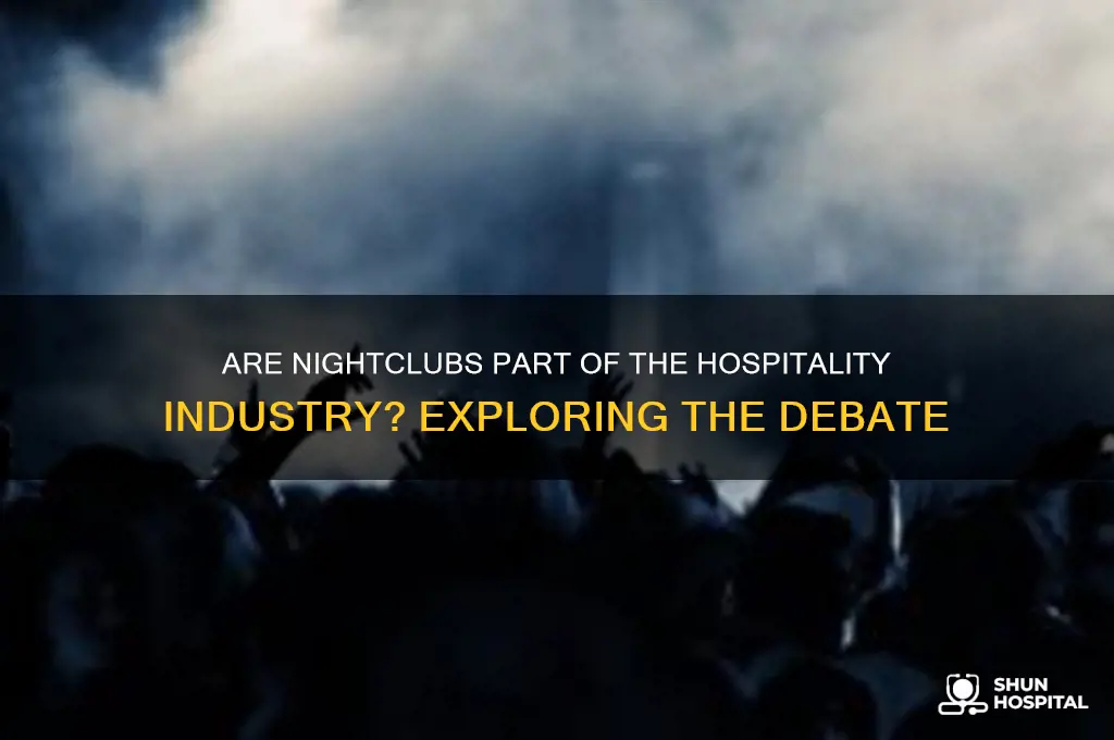 are nightclubs hospitality