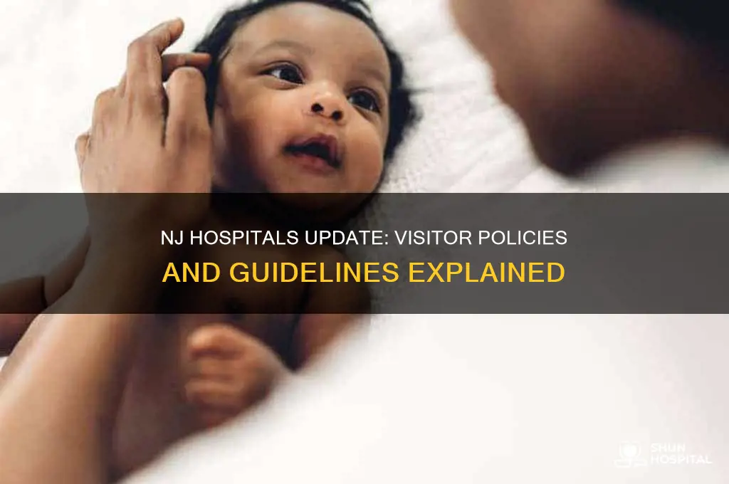 are nj hospitals allowing visitors