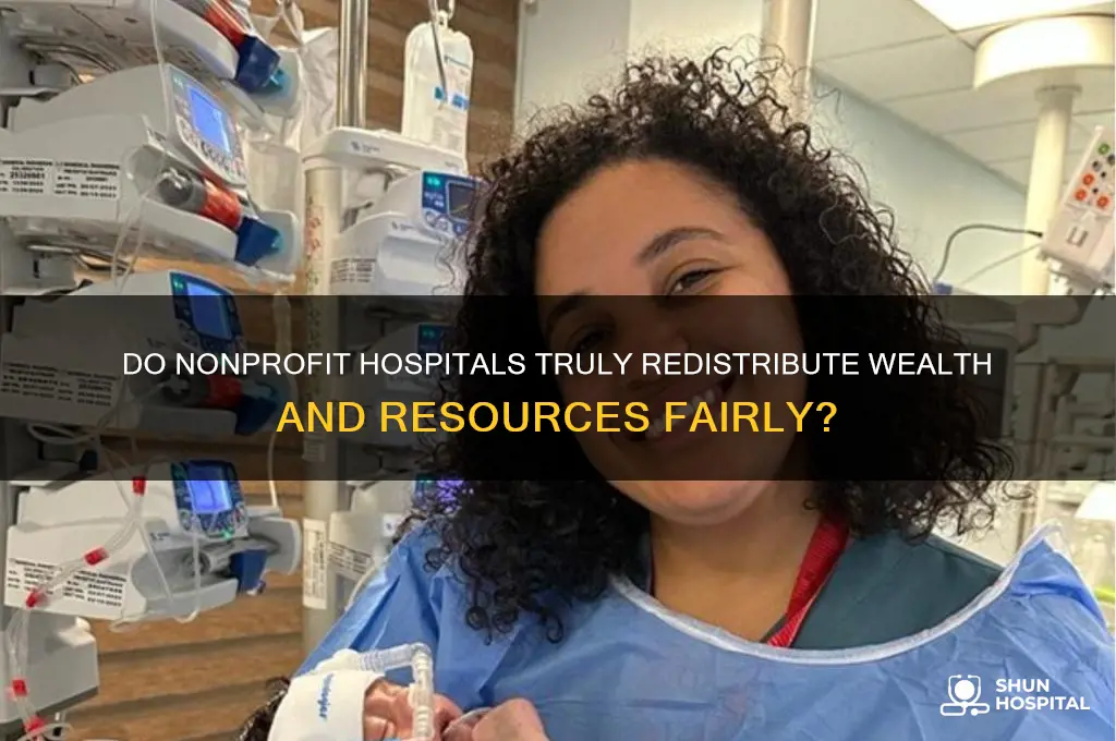 are nonprofit hospitals redistribute
