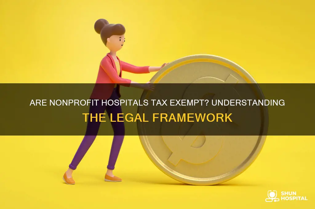 are nonprofit hospitals tax exempt