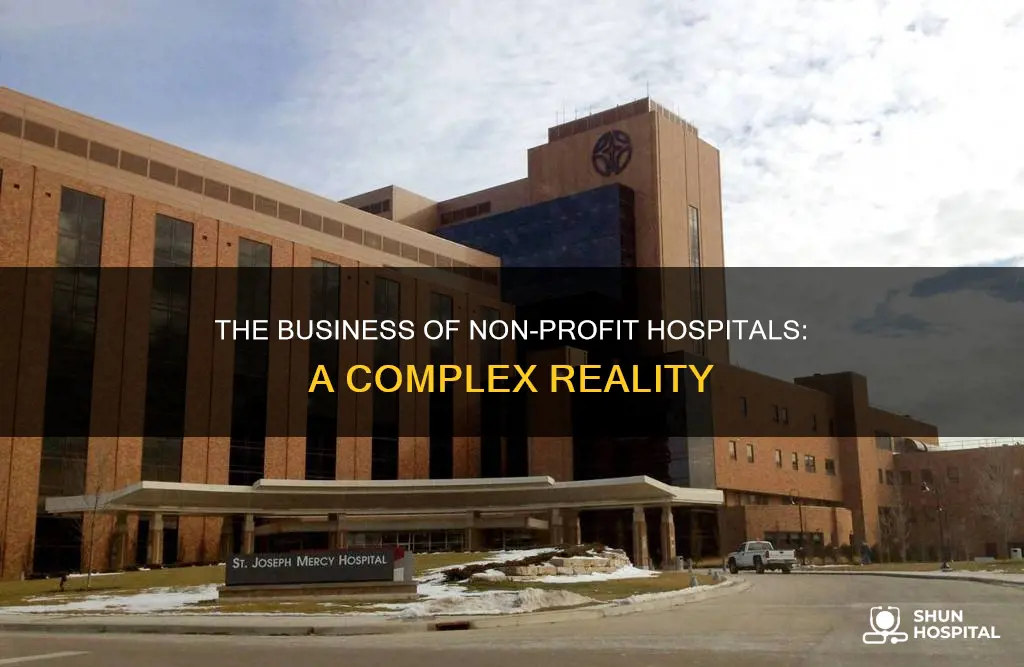 are not for profit hospitals a business