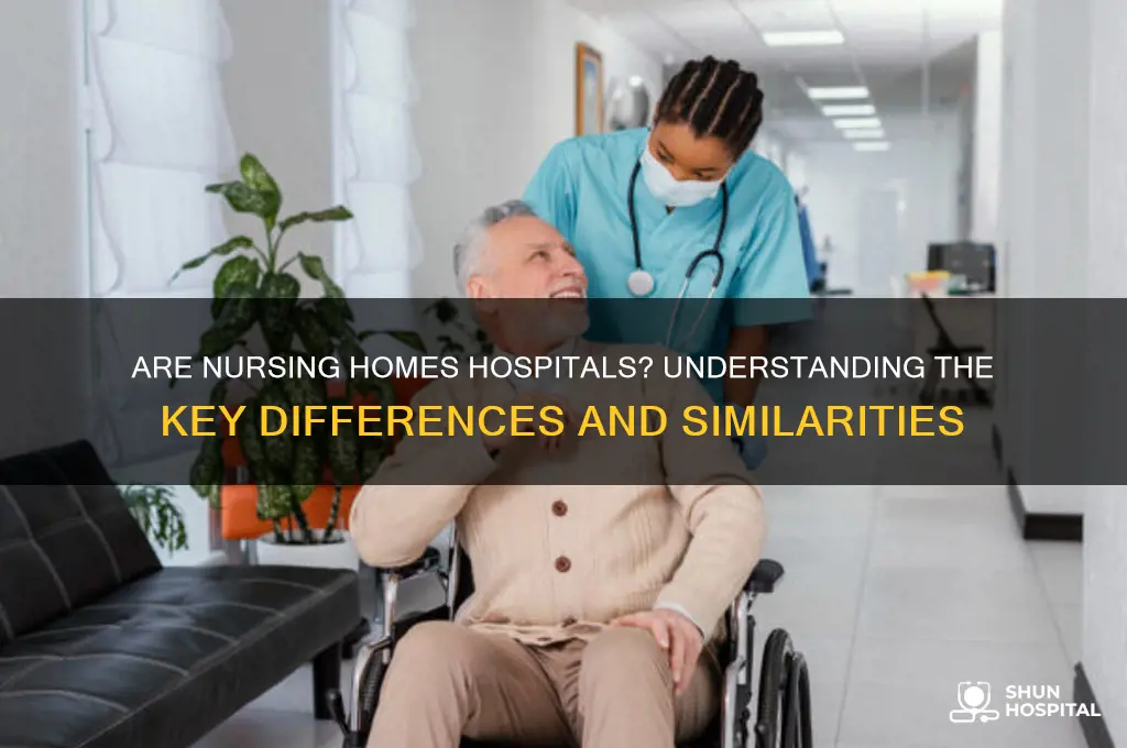 are nursing homes considered hospitals