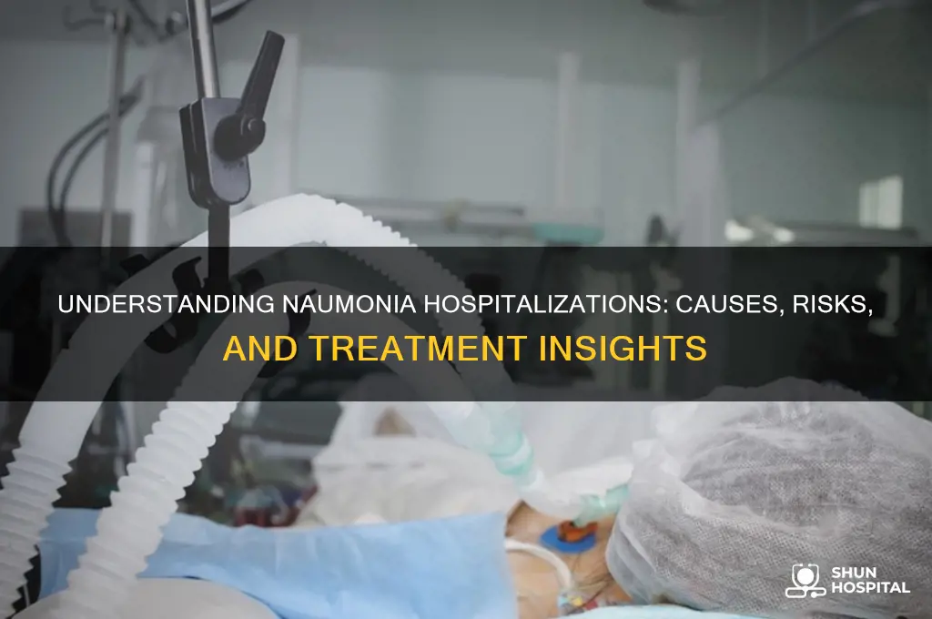 are people hospitalized for naumonis