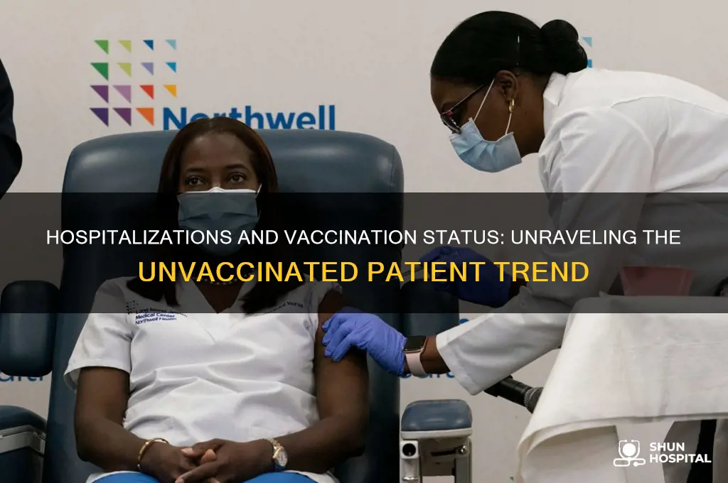 are people in hospital unvaccinated