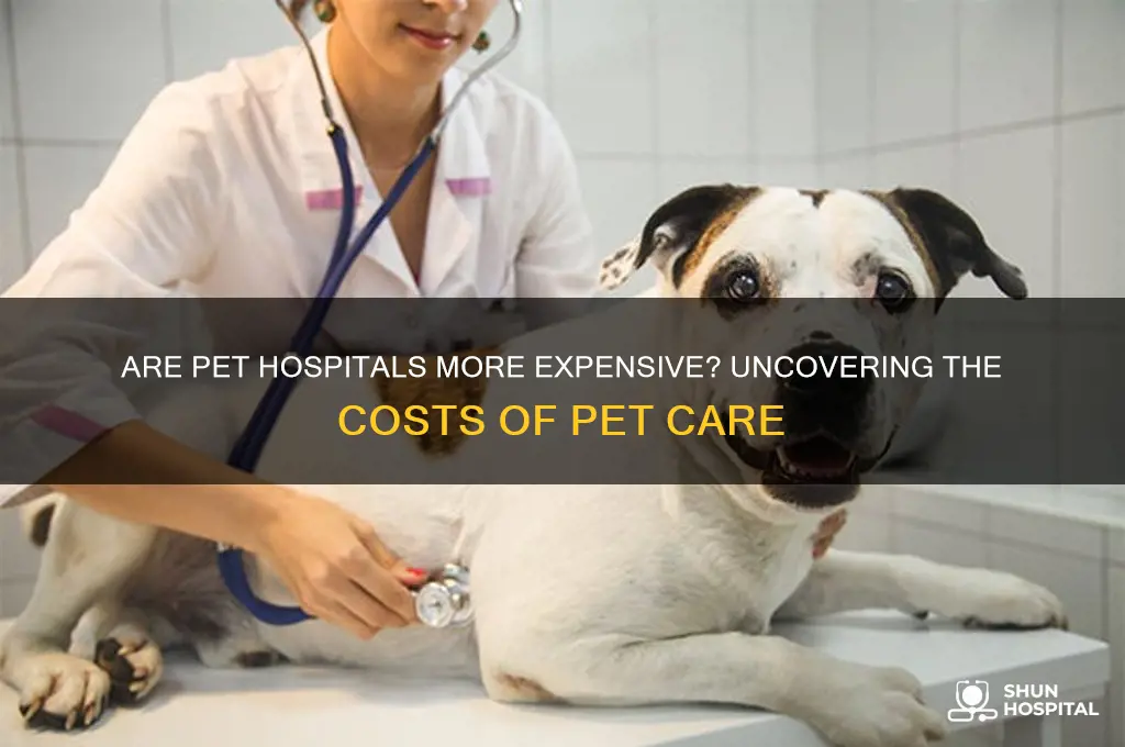 are pet hospitals more expensive