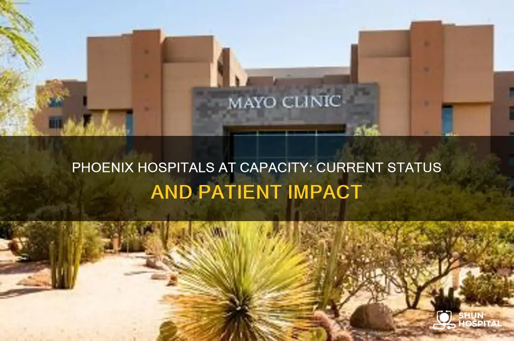 are phoenix hospitals at capacity