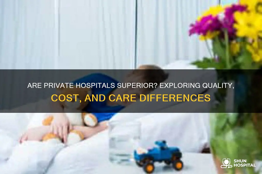 are private hospitals better