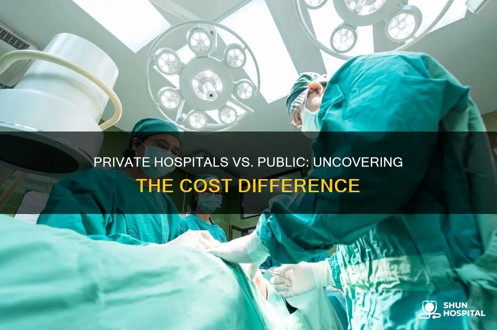 are private hospitals more expensive