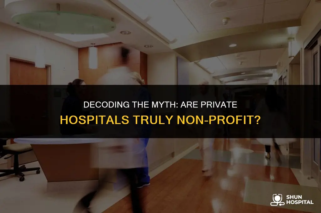 are private hospitals not for profit