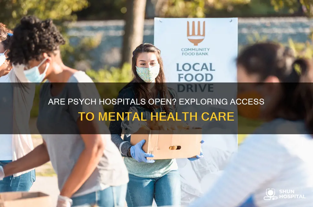 are psych hospitals open