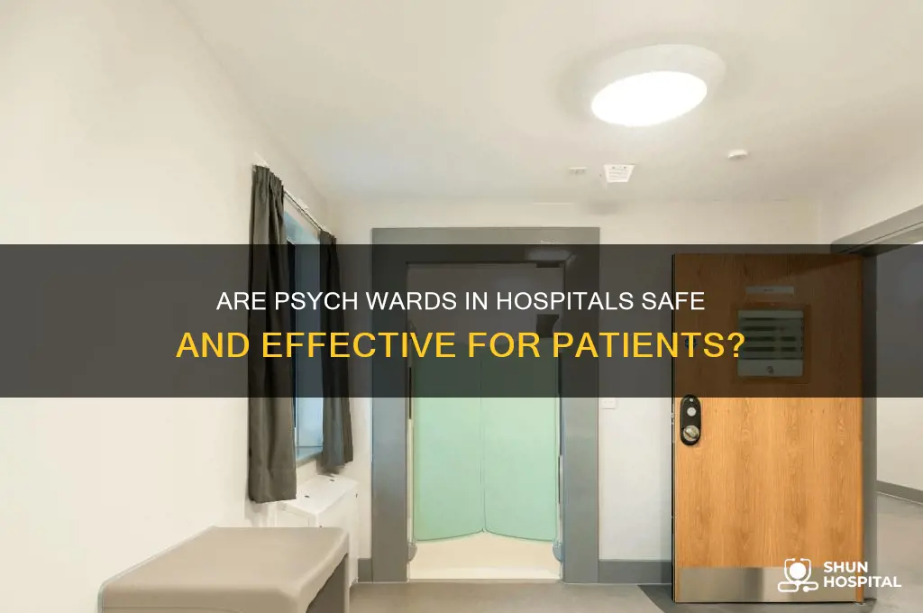 are psych wards in hospitals