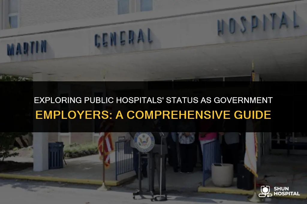 are public hospital considered government employer