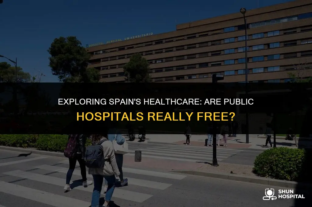 are public hospitals free in spain
