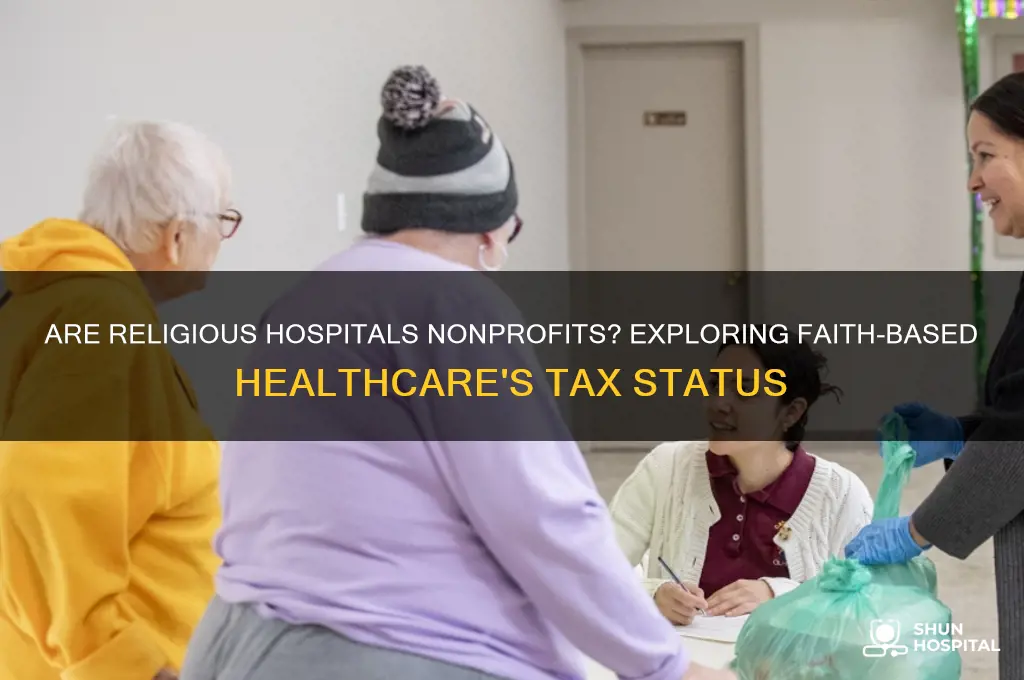 are religious hospitals nonprofits