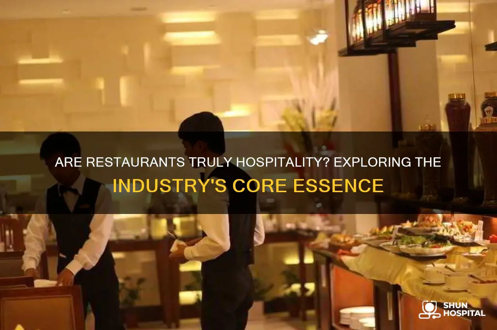 are restarants a hospitality