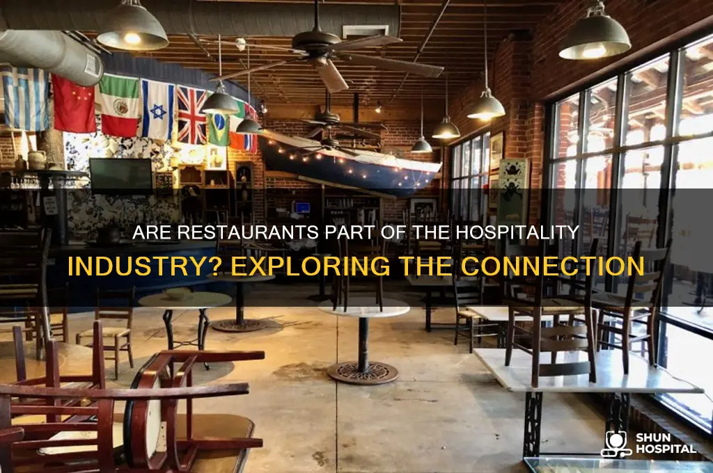 are restaurants considered to be part of the hospitality industry