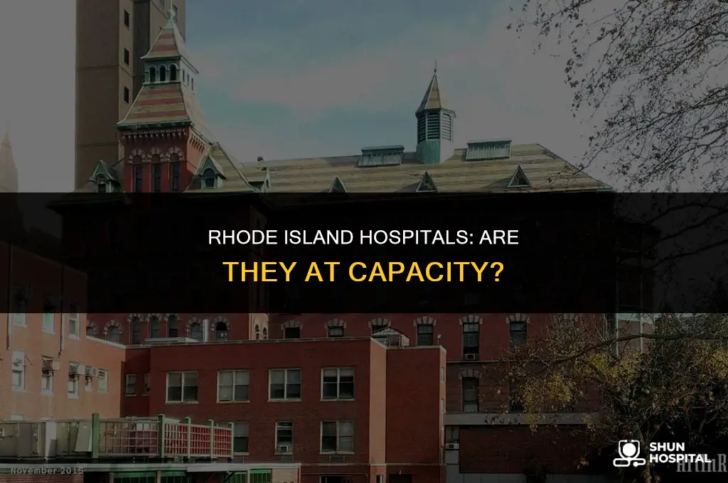 are rhode island hospitals at capacity