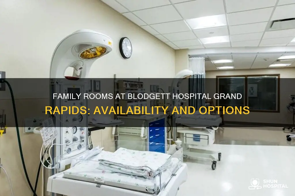 are rooms available for families at blodgett hospital grand rapids