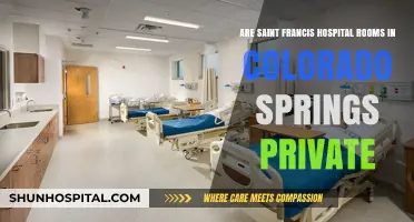 Are Saint Francis Hospital Rooms in Colorado Springs Private?
