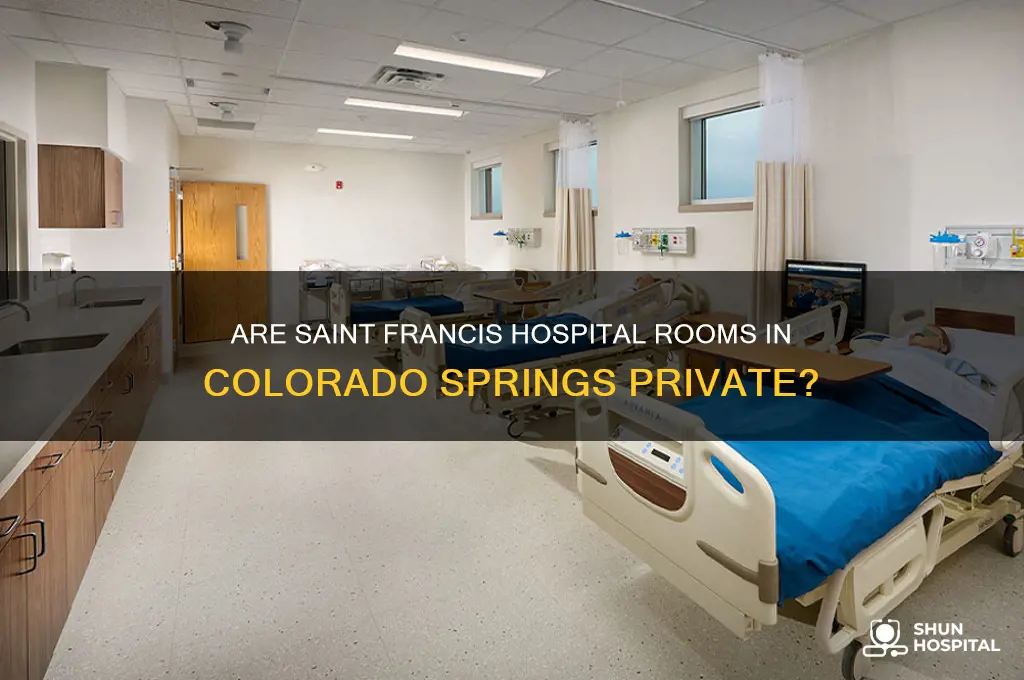 are saint francis hospital rooms in colorado springs private
