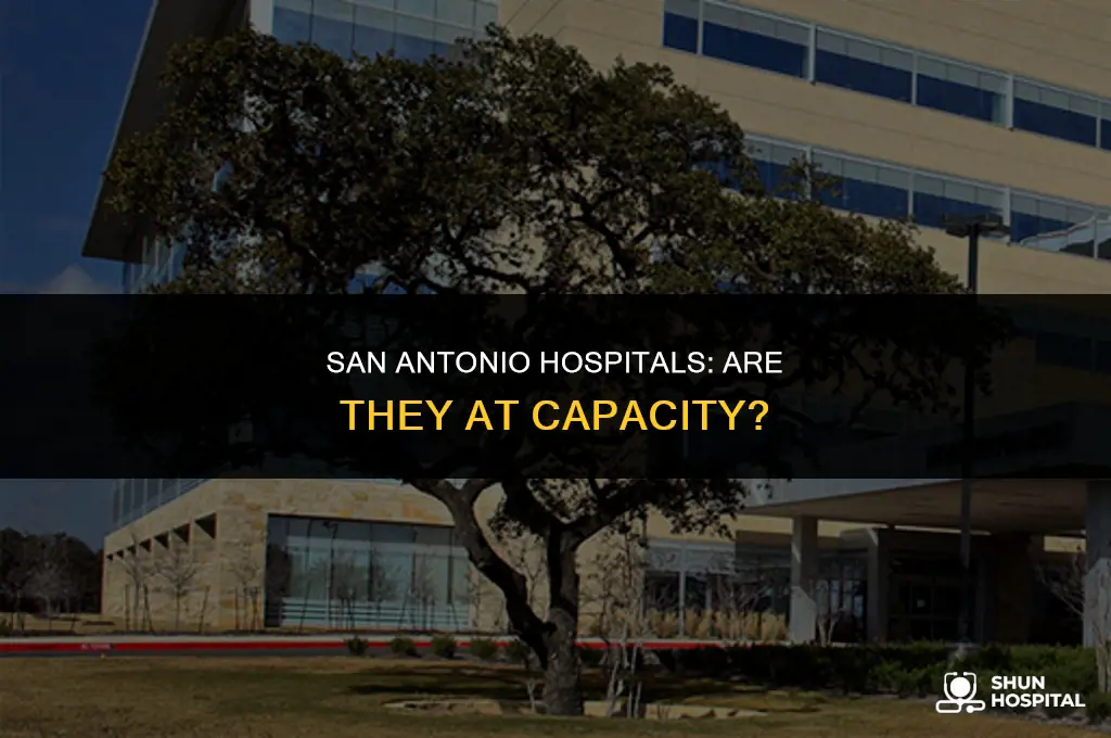 are san antonio hospitals at capacity