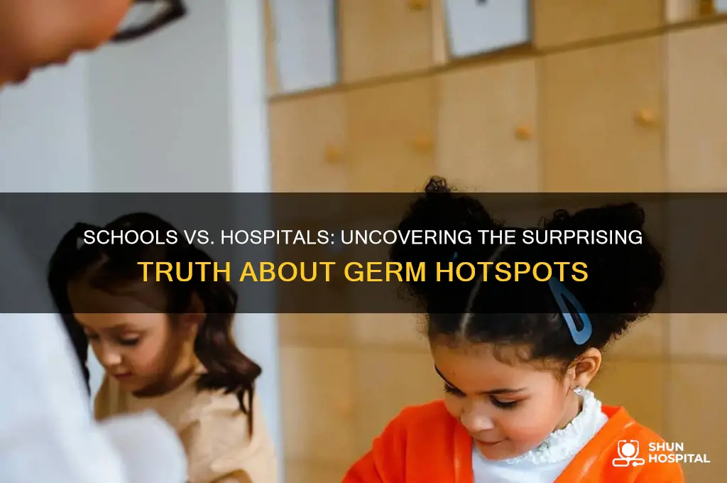 are schools germier than hospitals