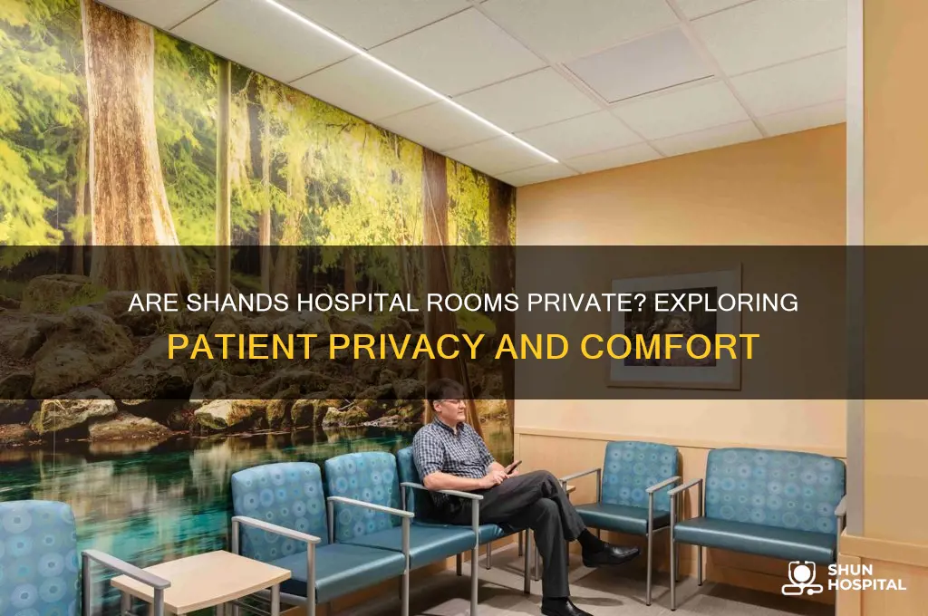 are shands hospital rooms private