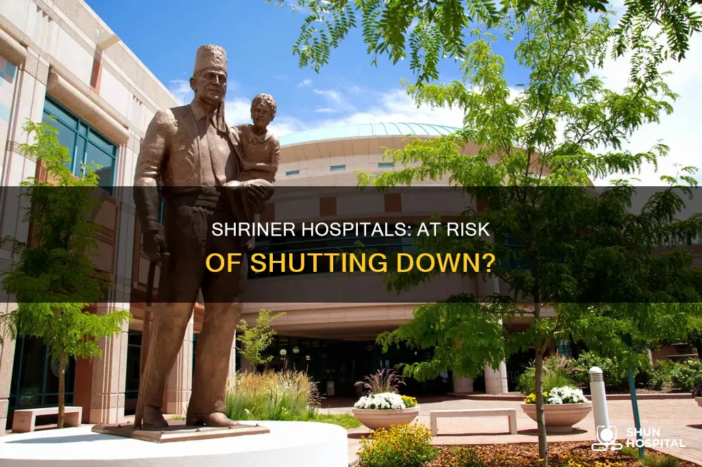 are shriner hospitals in danger of closing