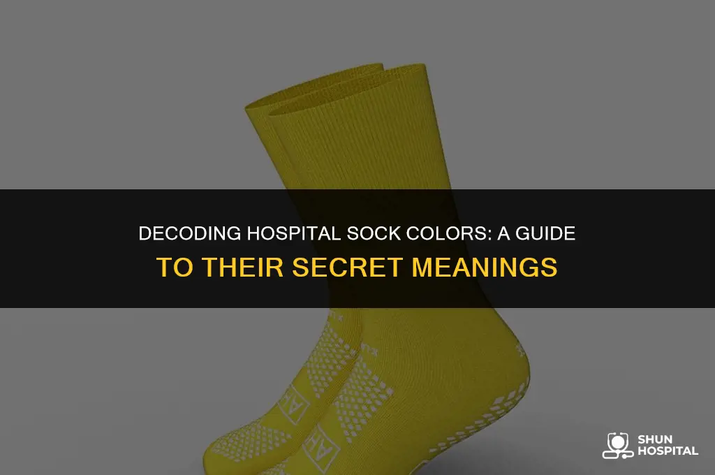 are socks color coded in hospitals