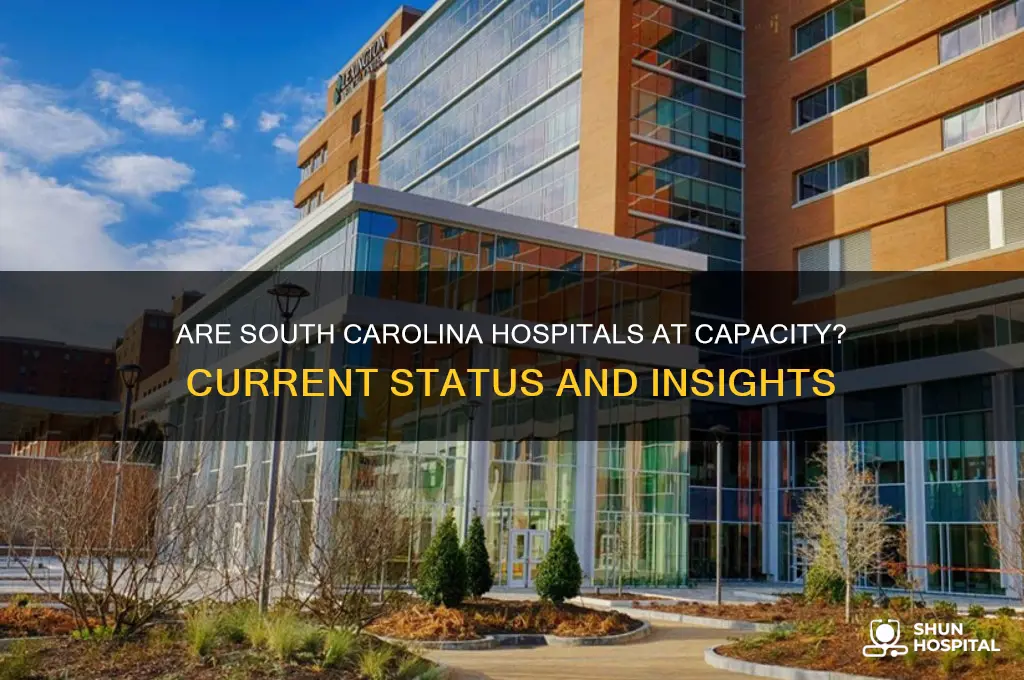 are south carolina hospitals full