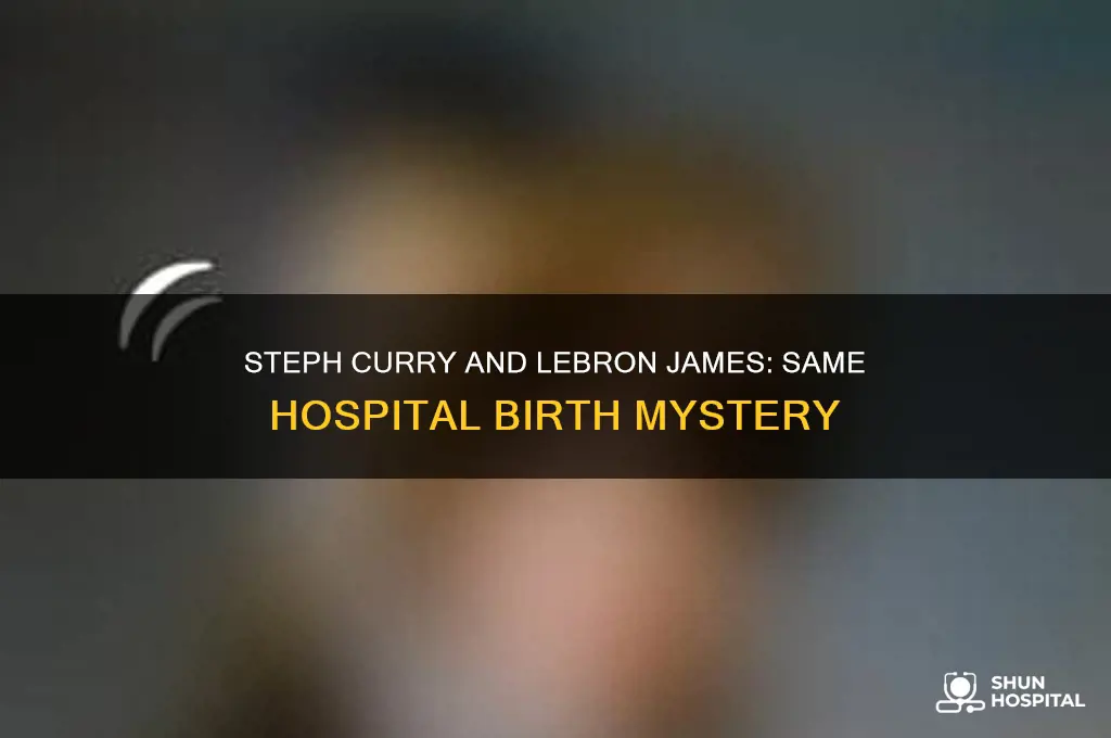 are steph curry and lebro born in the same hospital