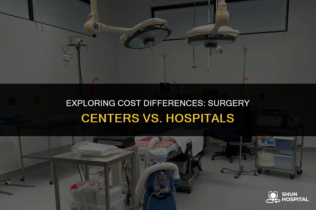 are surgery centers cheaper than hospitals