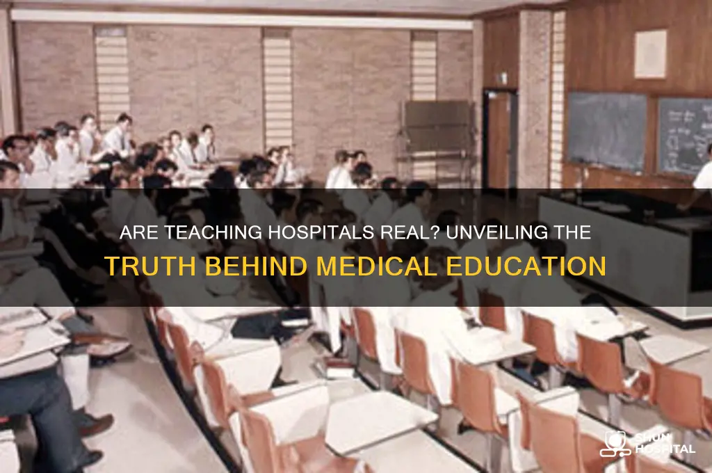 are teaching hospitals real