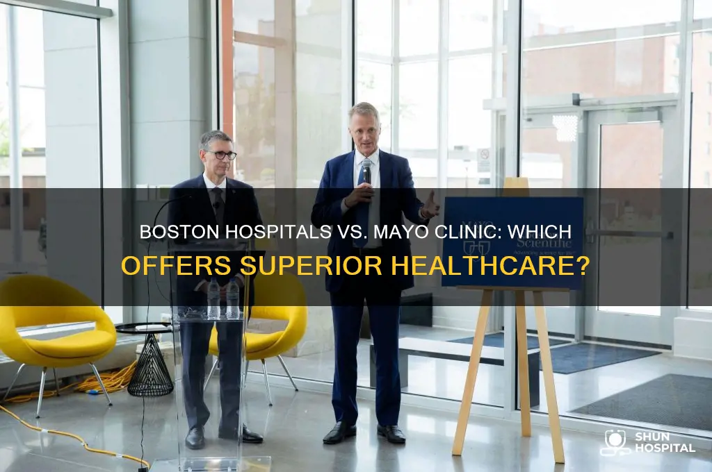 are th eboston hospitals as good as the mayo clinic