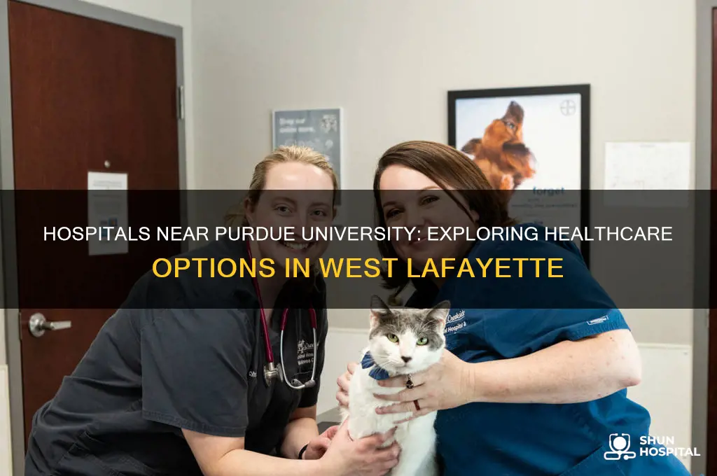 are there a lot of hospitals near purdue university