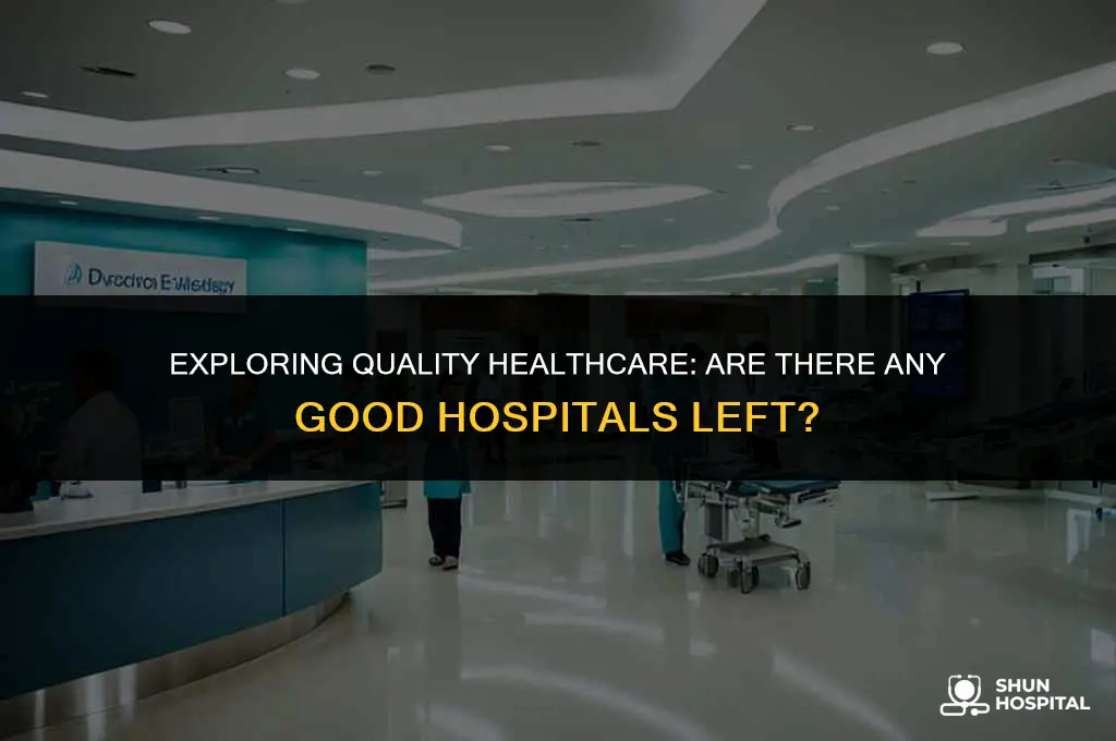 are there any good hospitals left