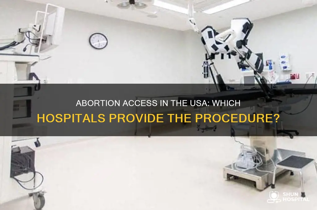 are there any hospitals in the usa that perform abortions
