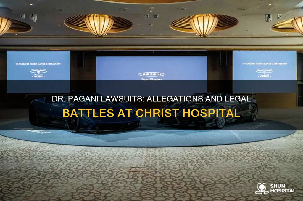 are there any lawsuits against dr pagani at christ hospital