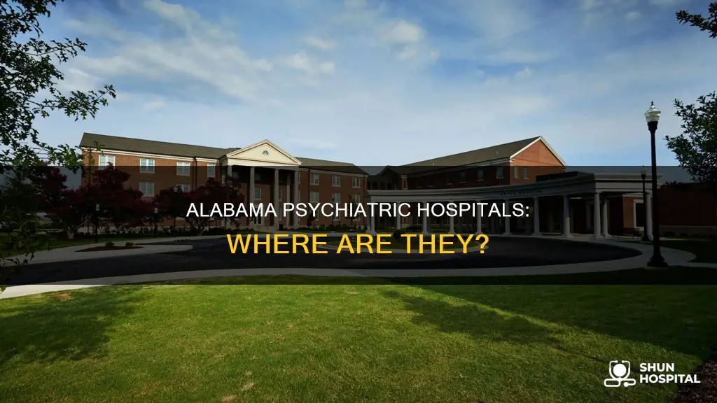 are there any psychiatric hospitals in alabama