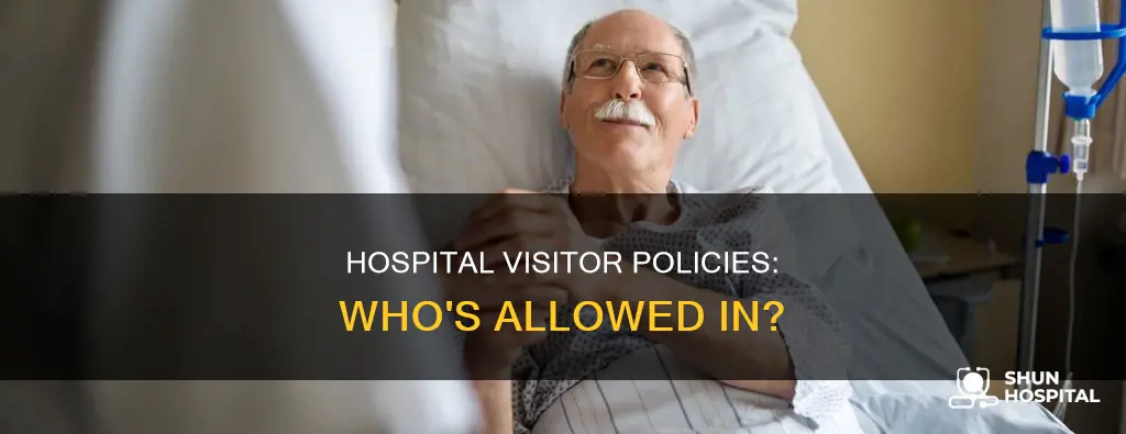are there any visitors allowed in hospitals