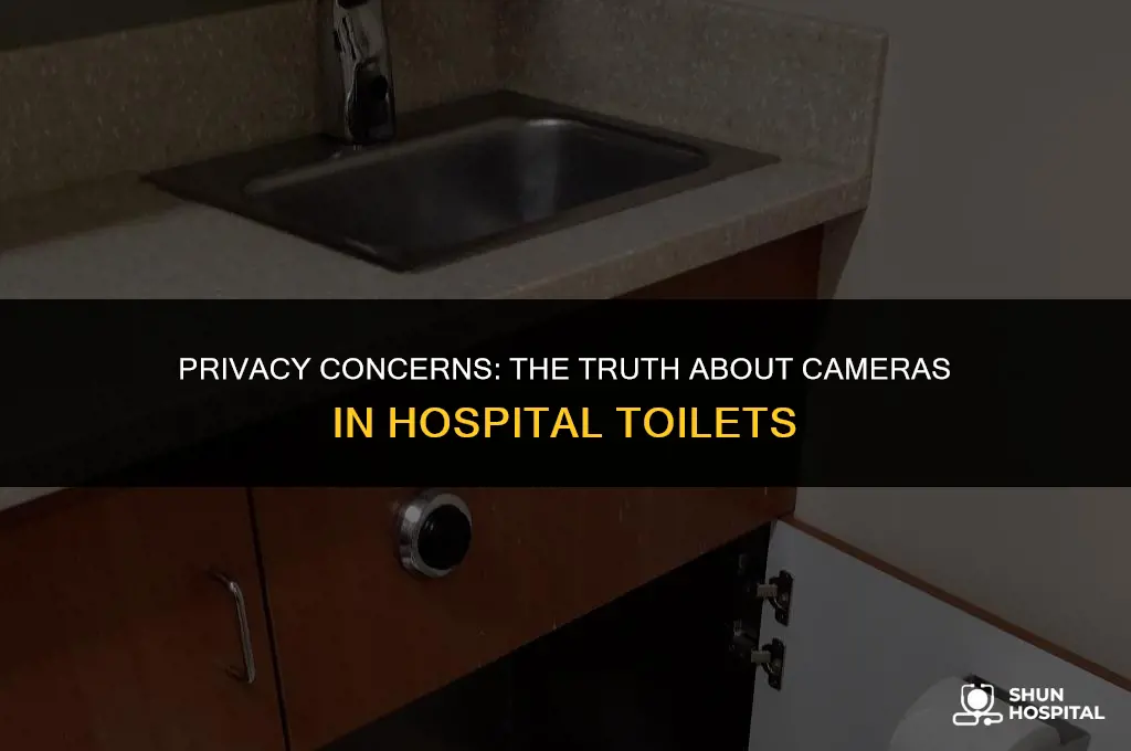 are there cameras in hospital toilets