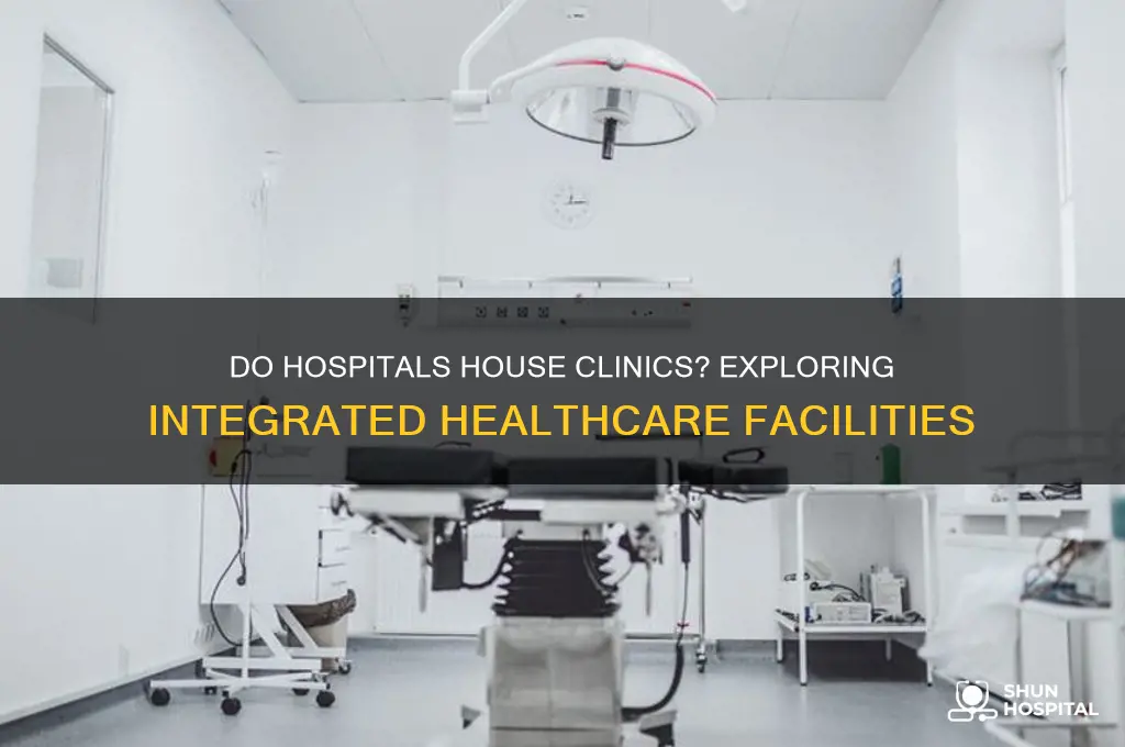 are there clinics in hospitals